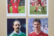 Liverpool FC autographs Liverpool legends
