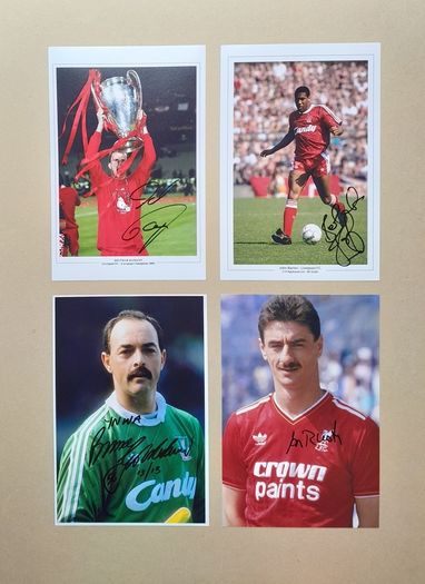 Liverpool FC autographs Liverpool legends
