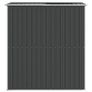Garden Shed Anthracite 192x191x223 cm Galvanised Steel Image 6