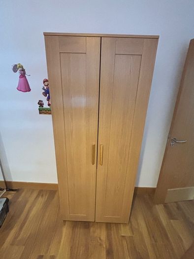 IKEA Brimnes Wardrobe - Oak