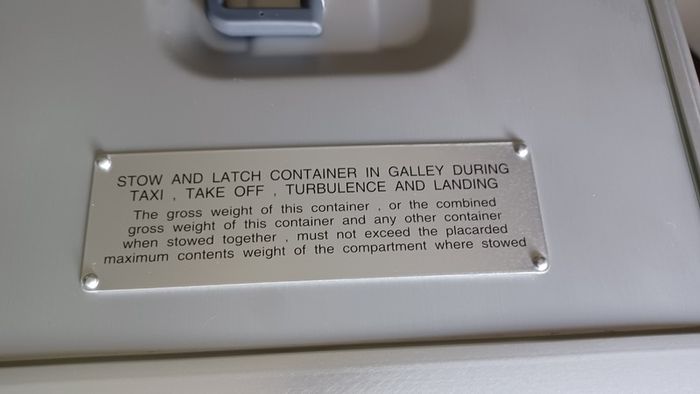 Brand new Air Italy Galley Box Airline Plane Atlas Storage Side Table Handmade