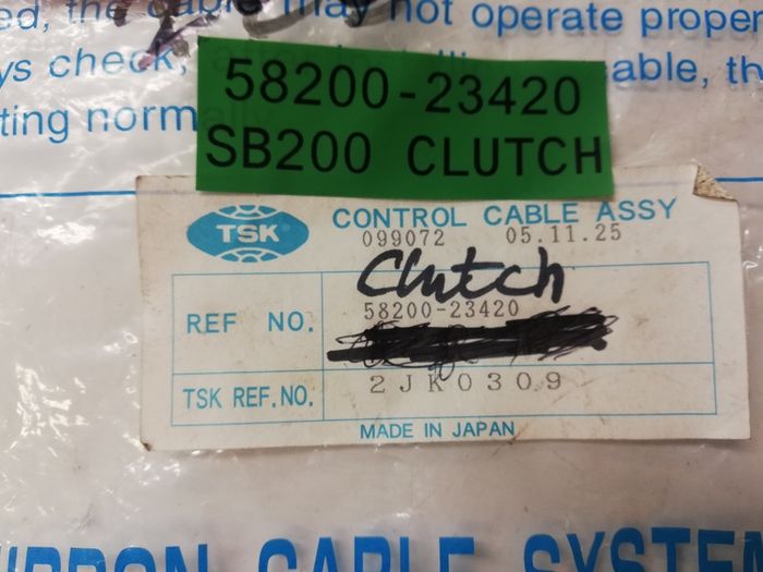 Suzuki SB200 Clutch Cable