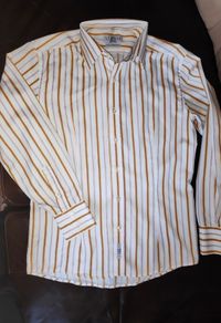 Shirt striped Advise tailored fit vintage Long sleeve Size M