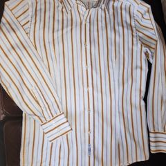 Shirt striped Advise tailored fit vintage Long sleeve Size M