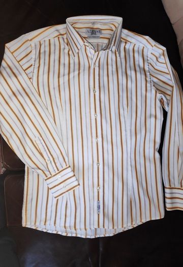 Shirt striped Advise tailored fit vintage Long sleeve Size M