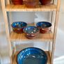 Set of 7 Vintage H&F Terrybaun Irish Pottery Bowls,  Slipware Glazed Image 3