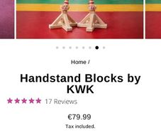 Gymnastics Handstand Blocks 26cm