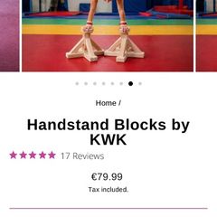 Gymnastics Handstand Blocks 26cm
