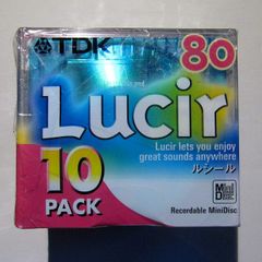 [New] TDK Lucir 80 MiniDisc blanks - Pack of 10