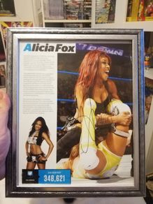 WWE Alicia Fox Autograph