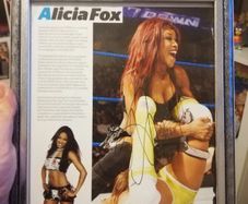 WWE Alicia Fox Autograph