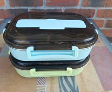 Thermal Lunch Box / Bento Box 4 Compartments, Leakproof, Stainless Steel