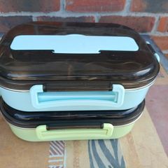 Thermal Lunch Box / Bento Box 4 Compartments, Leakproof, Stainless Steel