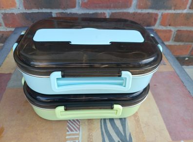 Thermal Lunch Box / Bento Box 4 Compartments, Leakproof, Stainless Steel