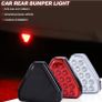 F1 Style Triangle LED Stop Light Rear Third Warning Strobe Lamp Image 3