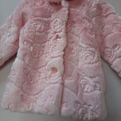 pink fur coat  mothercare