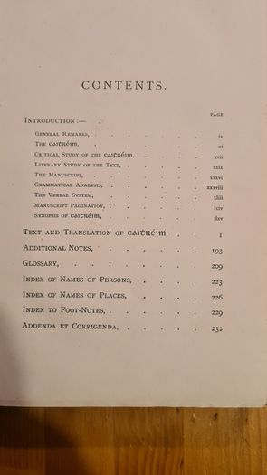 Caitreim Congail Clairingnig. Marital Career Of Co Ghal Clairinghneacht. Edited For The First Time With  Translation, Introduction, Poets, And Glossery. By Patrick M Mcsweeney. 1904 Hardback.