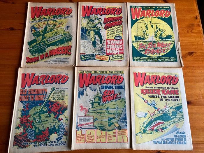 Comics: Warlord 1976 (22 comics)