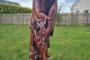 Large Chinese Antique Wooden Sculpture
