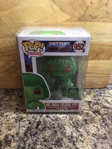 Masters of the universe - funko pop - he man slime pit - with protective case