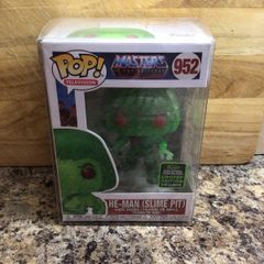 Masters of the universe - funko pop - he man slime pit - with protective case