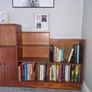 Mid-Century Teak Bookcase / Shelving Unit with Cabinet 1960s Image 5