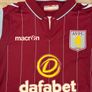 Macron Aston Villa Tom Cleverley Home Jersey Shirt Mens Medium Image 5