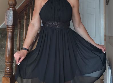 Black Dress in size 8- NEW LOOK