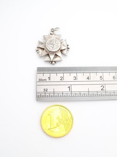 Antique Silver Fob Pendant