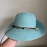 Blue Straw Hat Image 3