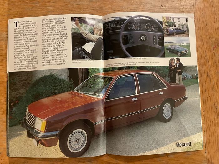 Original Irish OPEL Sales Catalogue