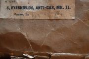 militaria ww2 mk11 anti gas mask's eyeshield's