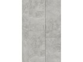 Wardrobe Concrete Grey 80x52x180 cm Chipboard
