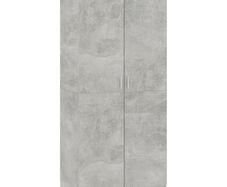 Wardrobe Concrete Grey 80x52x180 cm Chipboard