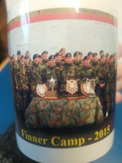 Two Irish Defence Forces mugs