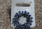 Pulse blue navy brooch Christmas gift