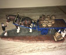 Guinness Dray Horse figurene