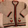 Rare New Children's Vintage Winter Cardigan Image 3
