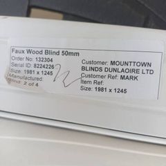 Brand New Faux Wood Blind