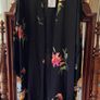 ETRO Italian Designer fringed KIMONO-Jacket - side slits - One Size Image 5