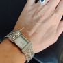 Stunning Dolce &Gabbana diamonte watch with face flap. Image 3