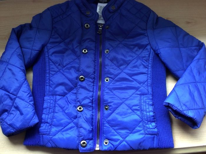 Guess Kids girls Blue lightweight quilted jacket age 3