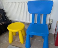Ikea Mammut Kids Stool & Chair
