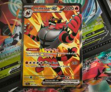 Incineroar EX ! Full Art ! Ultra Rare ! from Temporal Forces Set ! 2024 ! Pokemon Card !