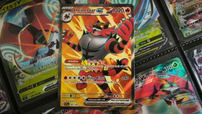 Incineroar EX ! Full Art ! Ultra Rare ! from Temporal Forces Set ! 2024 ! Pokemon Card !