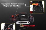 Electric Winch 13500 LBS/ 6123KG 12V 27M/92FT Synthetic Tow Rope