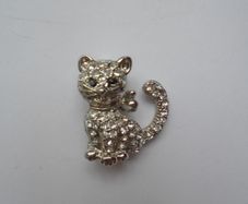 Brooch, Cat brooch. Jewellery, small brooch, Gift