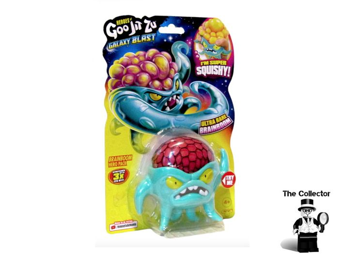 Heroes of Goo Jit Zu Galaxy Blast BRAINBOOM Ultra Rare Figure Brand New Sealed Rare Hard To Find
