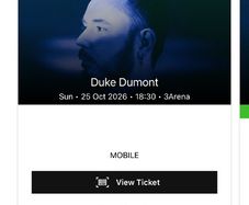 Duke Dumont Ticket