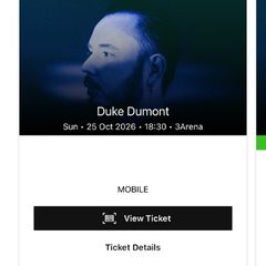 Duke Dumont Ticket